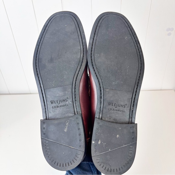 GH Bass Michael Kiltie Tassel WEEJUNS Loafer Mens 11.5 D Brown Preppy Business - Picture 5 of 13